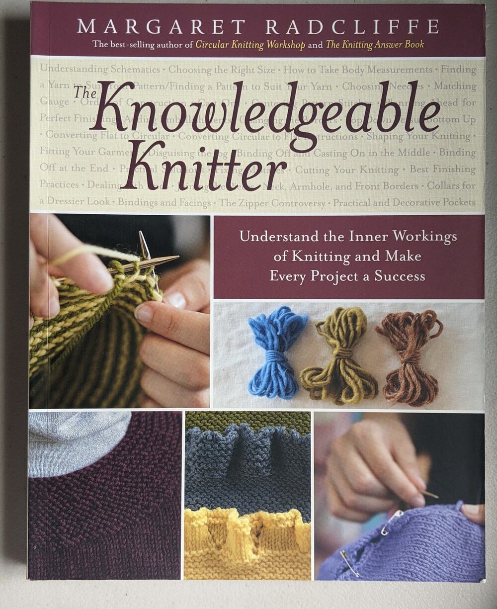 The Knowledgable Knitter Pattern Book Radcliffe